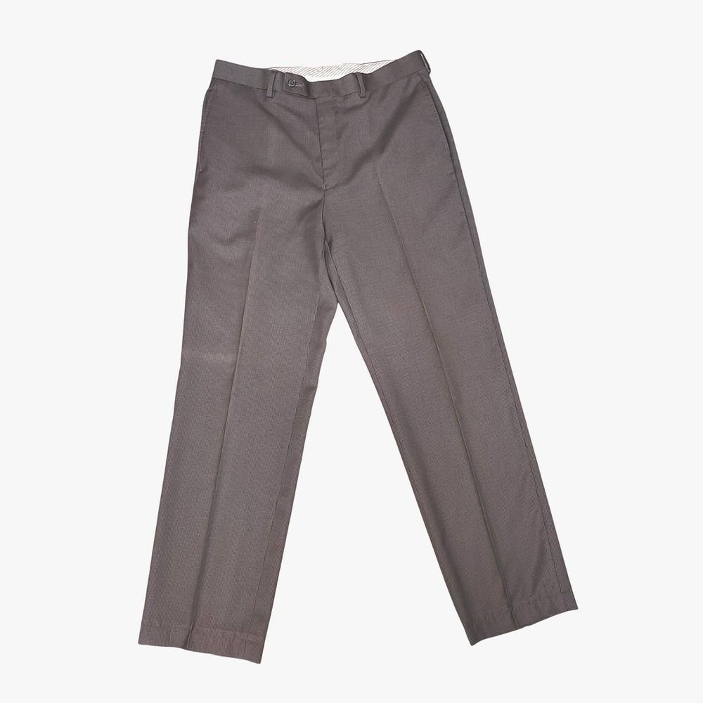Lauren Ralph Lauren Men's Dress Pants Size 32W x 41L Brown Polyester Rayon Blend